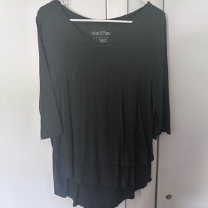 Latched mama 3/4 sleeve nursing shirt